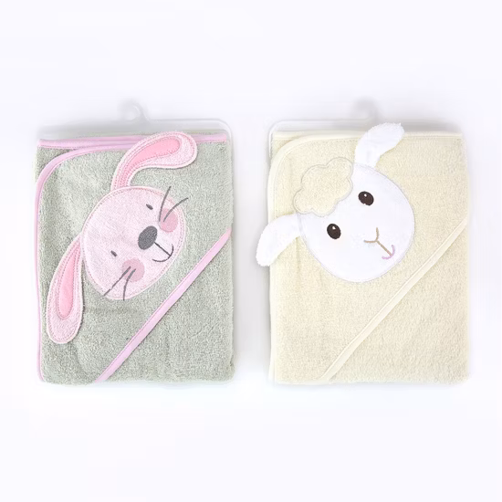 Custom Design 100% Cotton Baby Bathrobe