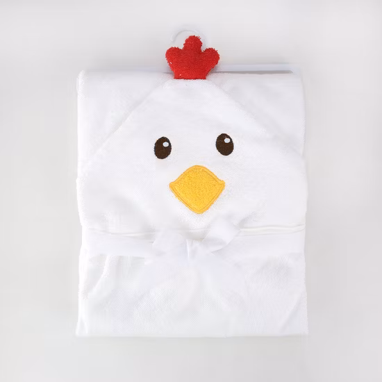 Custom Design 100% Cotton Baby Bathrobe