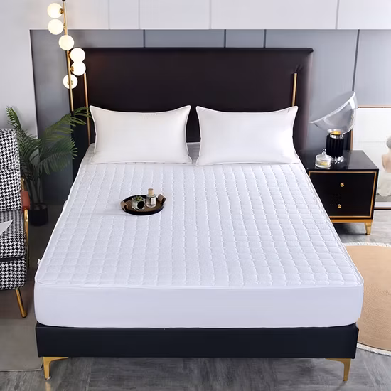 Sweet Zzz Cooling Colchão Almofada Topper Tamanho Completo Com Zíper Fibra Natural à Base de Eucalipto Seguro Cama e Lençol