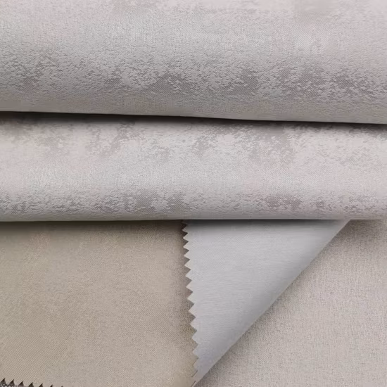 Venda imperdível por atacado 100% poliéster cátion jacquard revestimento de luxo cortina blackout tecido para sala de estar e hotel