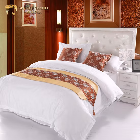 Tecido Mercerizado 1cm 3cm Stripe Cetim 300tc 173*120 Tecido 100% Algodão Tecido de Cama para Hotel/Casa/Hospital